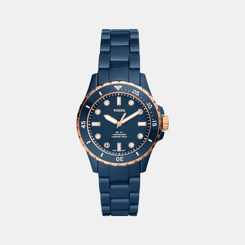 FB-01 Women's Blue Analog Stainless Steel Watch CE1125