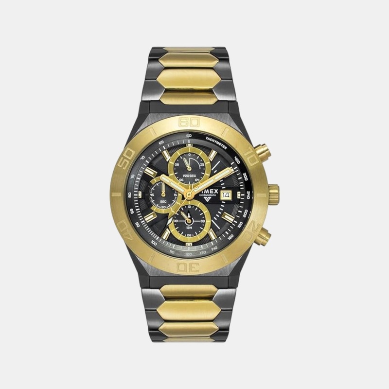 Men Quartz Grey Dial Chronograph Stainless Steel Watch TWEG24901