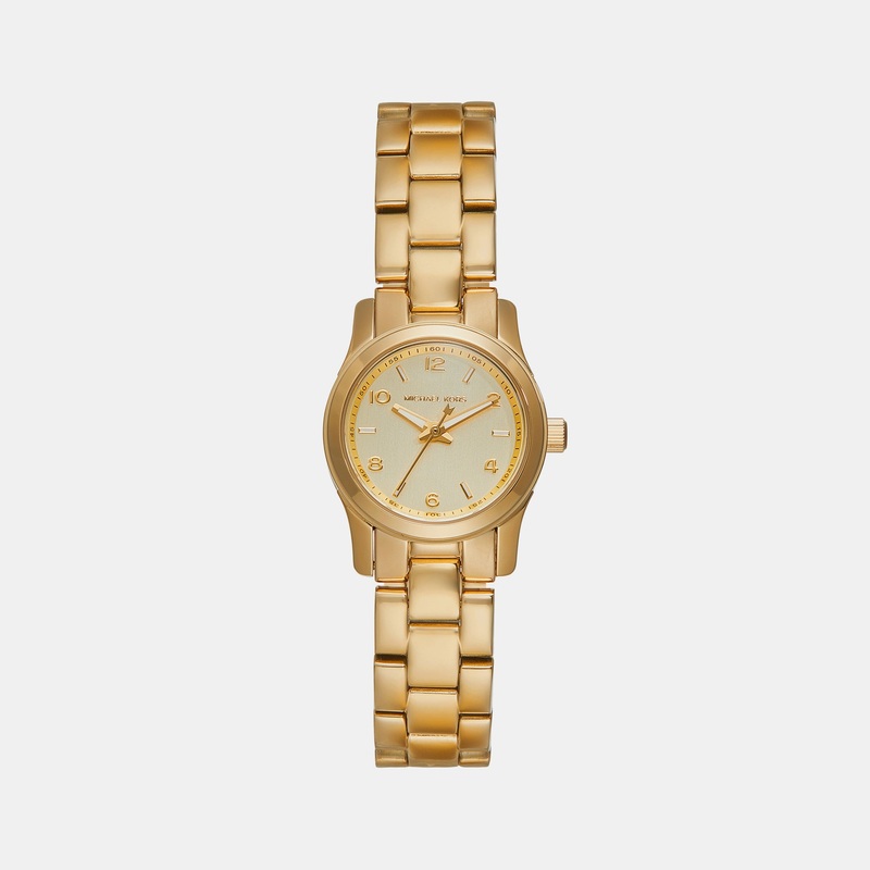 Women's Runway Gold Analog Stainless Steel Watch MK7457