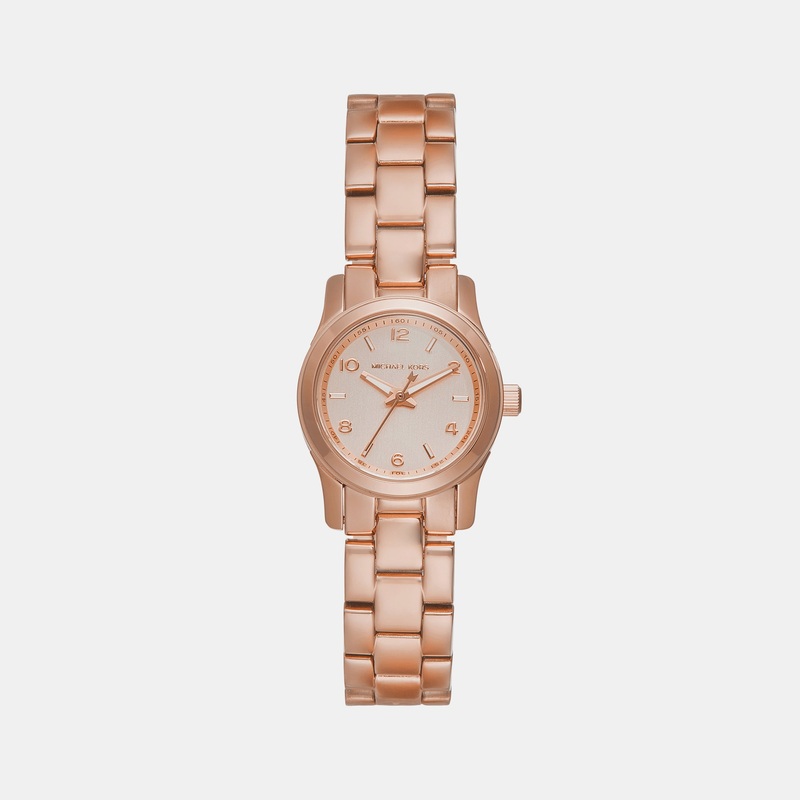 Women's Runway Rose Gold Analog Stainless Steel Watch MK7458