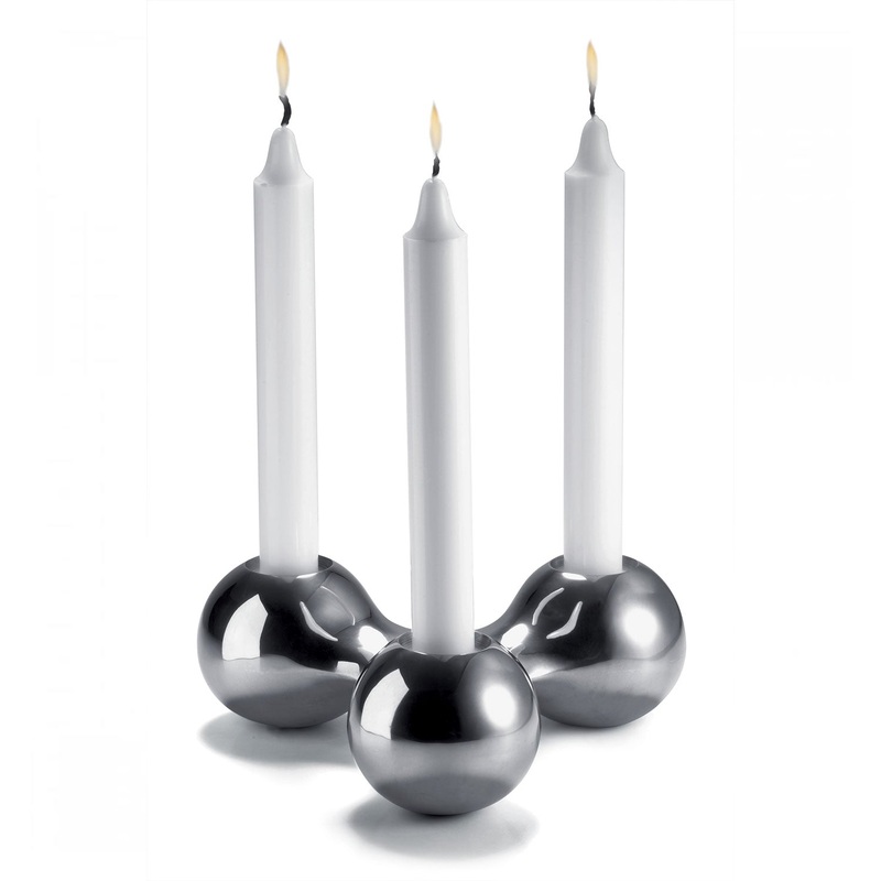 Arne Jacobsen Masterpieces Aluminium Candle Holder