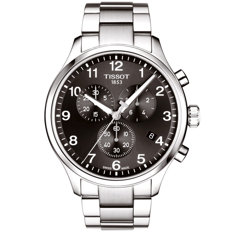 Chrono XL Classic 45mm Black Dial Men's Chronograph Watch