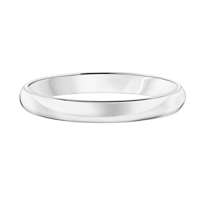 14k Plain Gold Wedding Band 3mm
