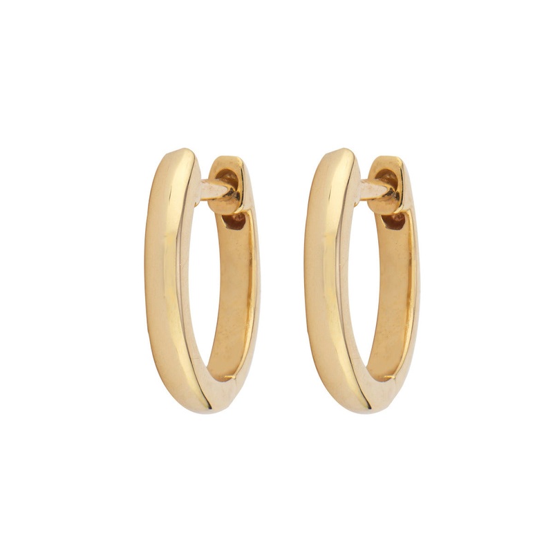 Shiny Gold Hoops