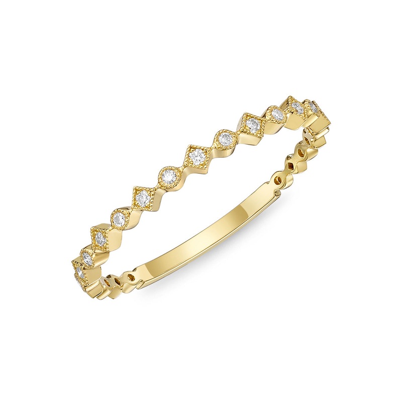 Stack em Up Diamond Wedding Band