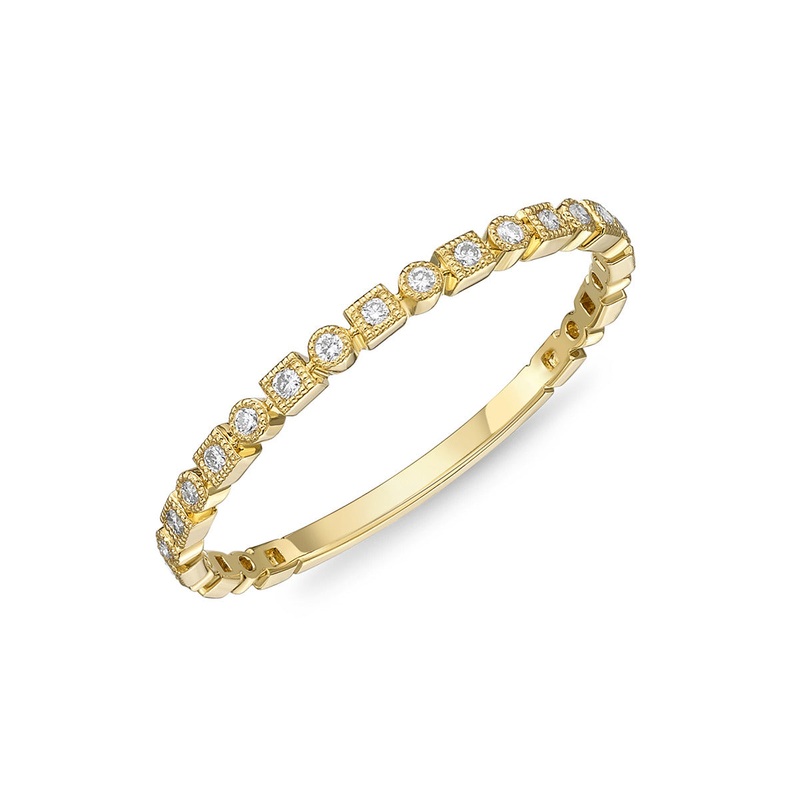 Stack em Up Wedding Band
