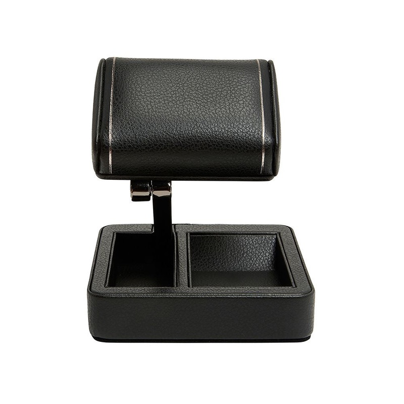 Wolf Designs British Racing Single Travel Watch Stand in Black
