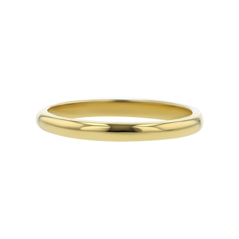 18K Yellow Gold 2.0mm Wedding Band