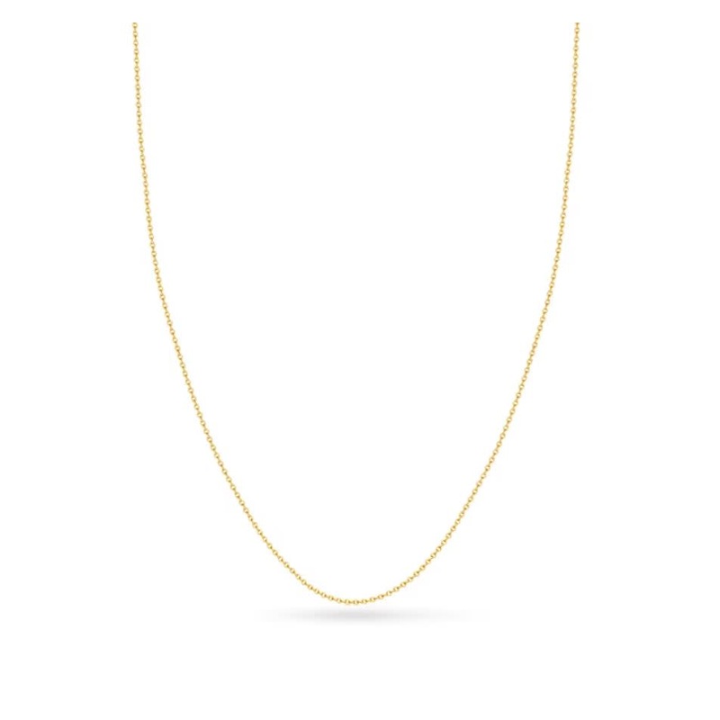 Cable Chain in 18K Yellow Gold, 18"