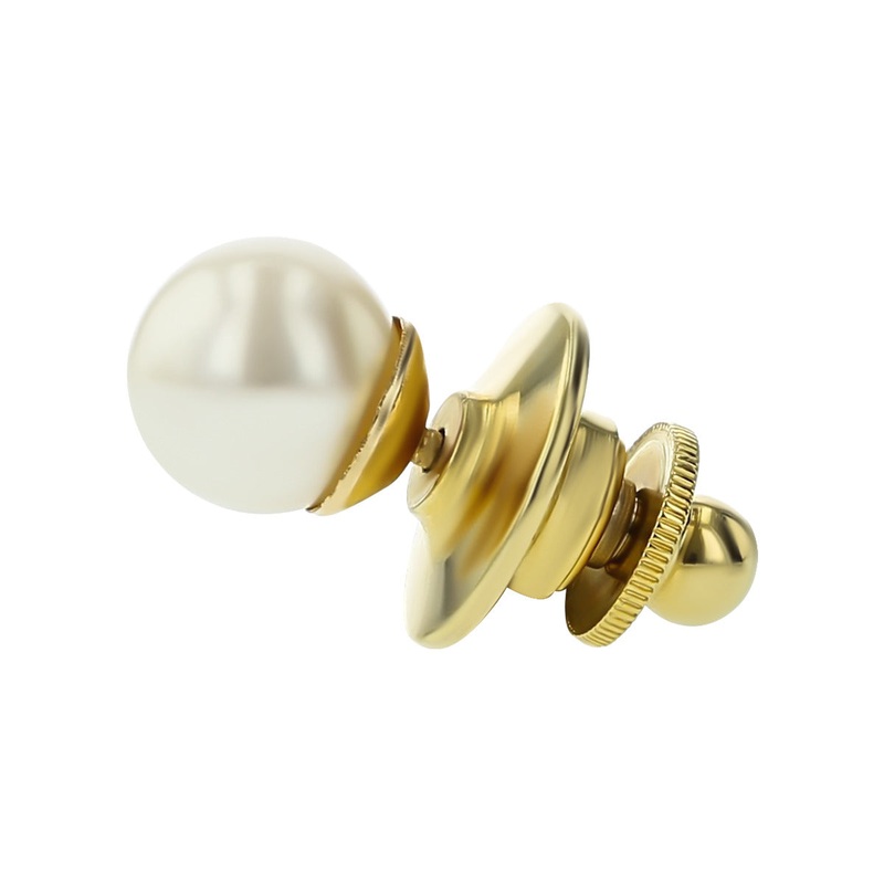 14K Yellow Gold Akoya Pearl Tie Tac