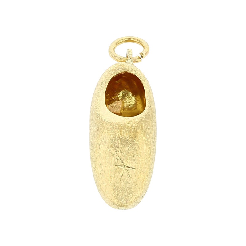 14K Yellow Gold Dutch Clog Charm