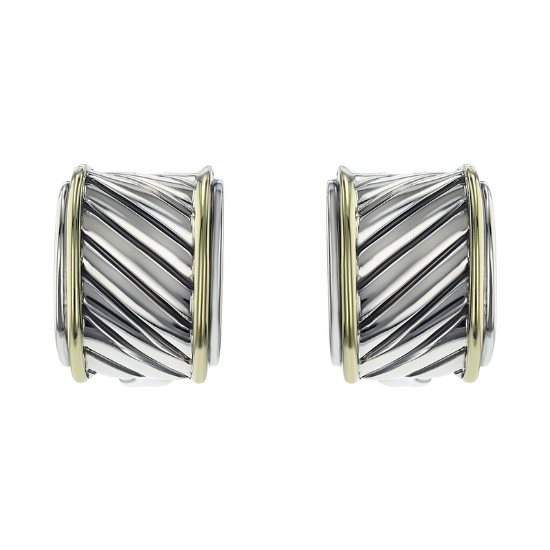 David Yurman Cable Classics Cigar Band Earrings