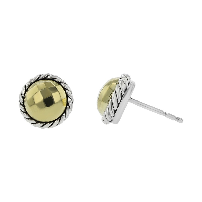 David Yurman Chatelaine Earrings with 18K Gold