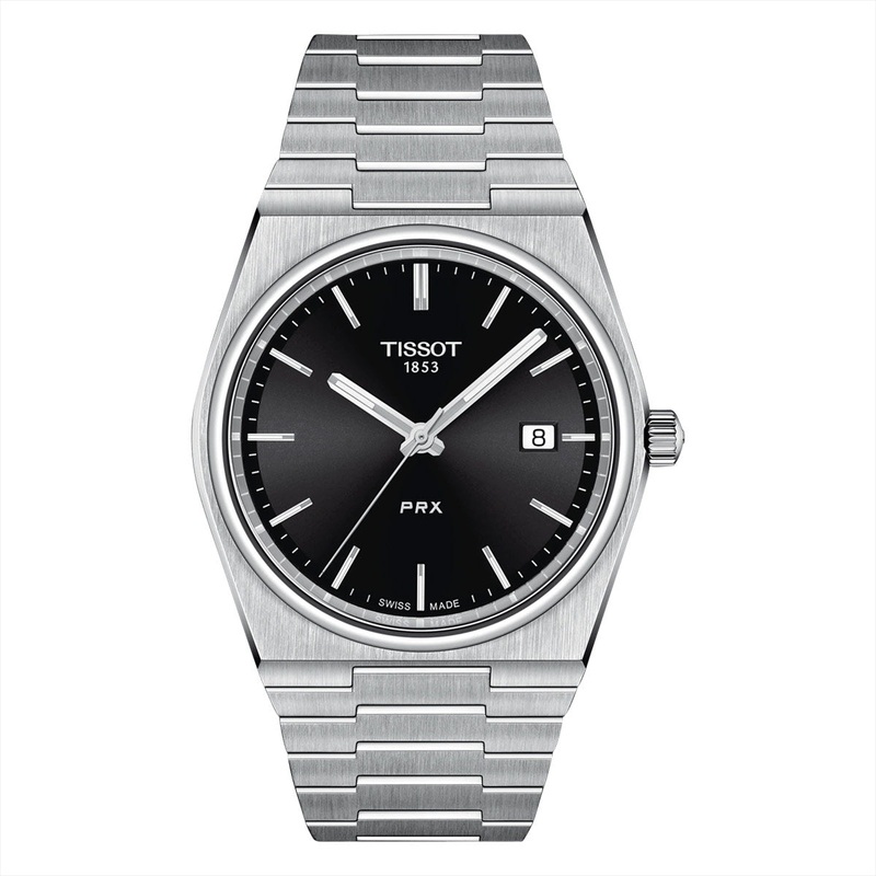40mm PRX40250 Black Dial Watch in Stainless Steel with Bracelet