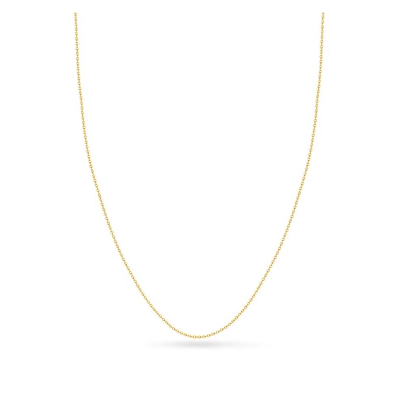 Cable Chain in 18k Yellow Gold, 18in