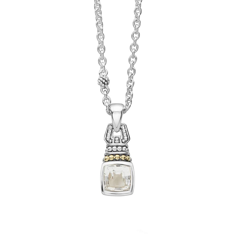 White Topaz Pendant Necklace