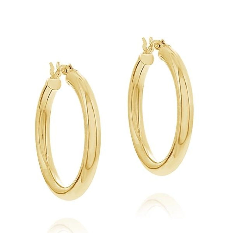 3x25mm Hoop Earrings