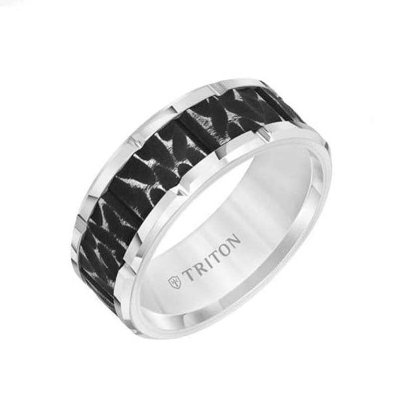 TRITON Tungsten Wedding Band