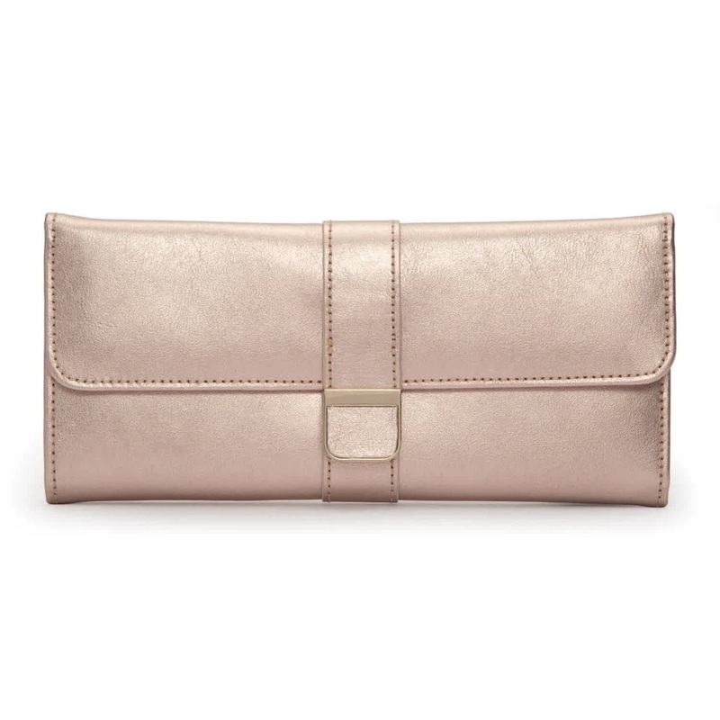 WOLF DESIGNS Rose Gold Palermo Jewelry Roll