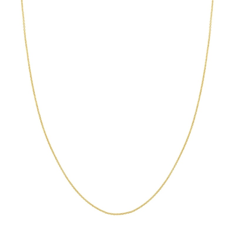 Yellow Gold 20" Cable Chain