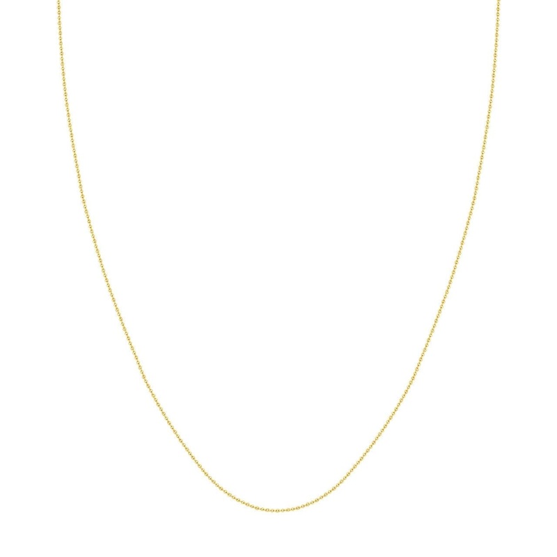 Yellow Gold 22" Cable Chain