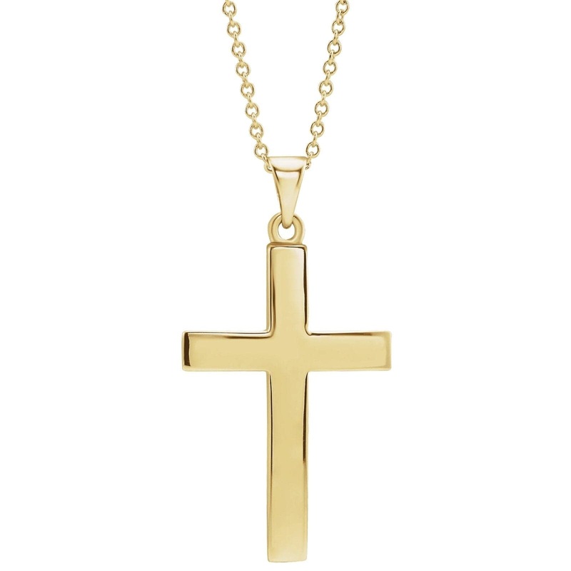 Yellow Gold Cross pendant