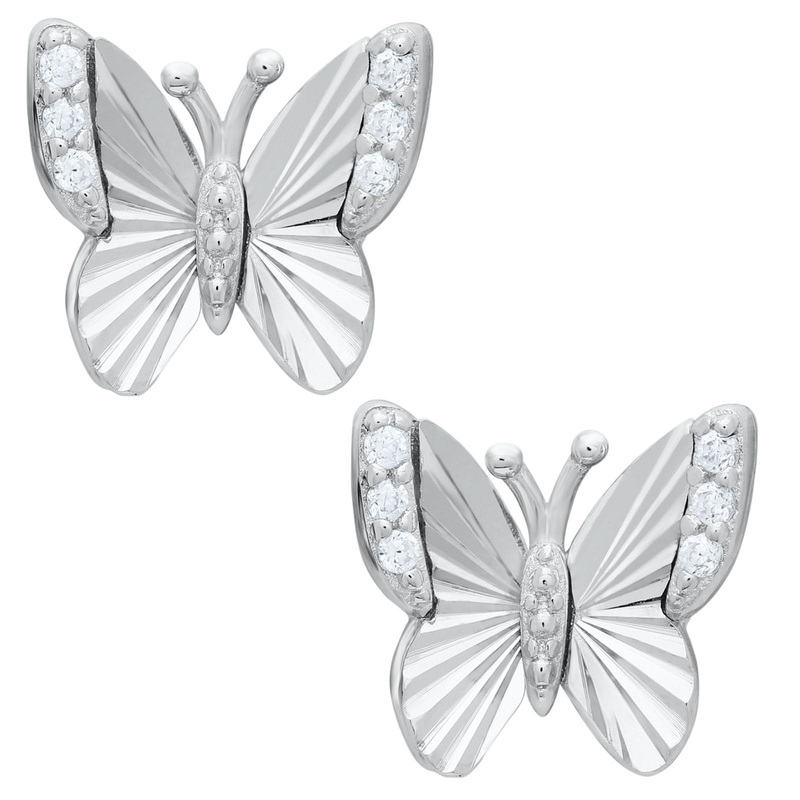 Children's Butterfly Earrings