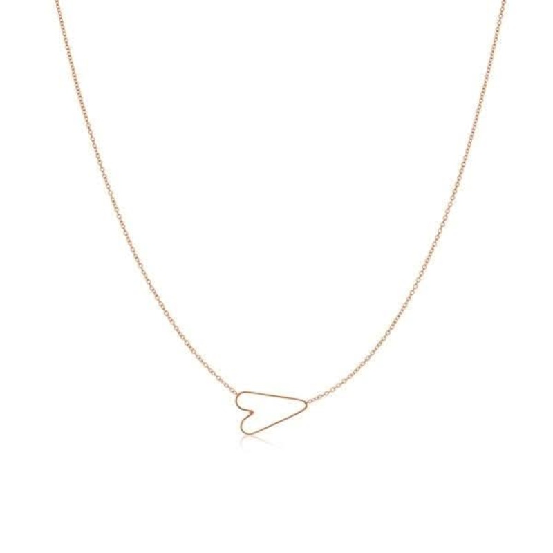 ZOE CHICCO Heart Necklace