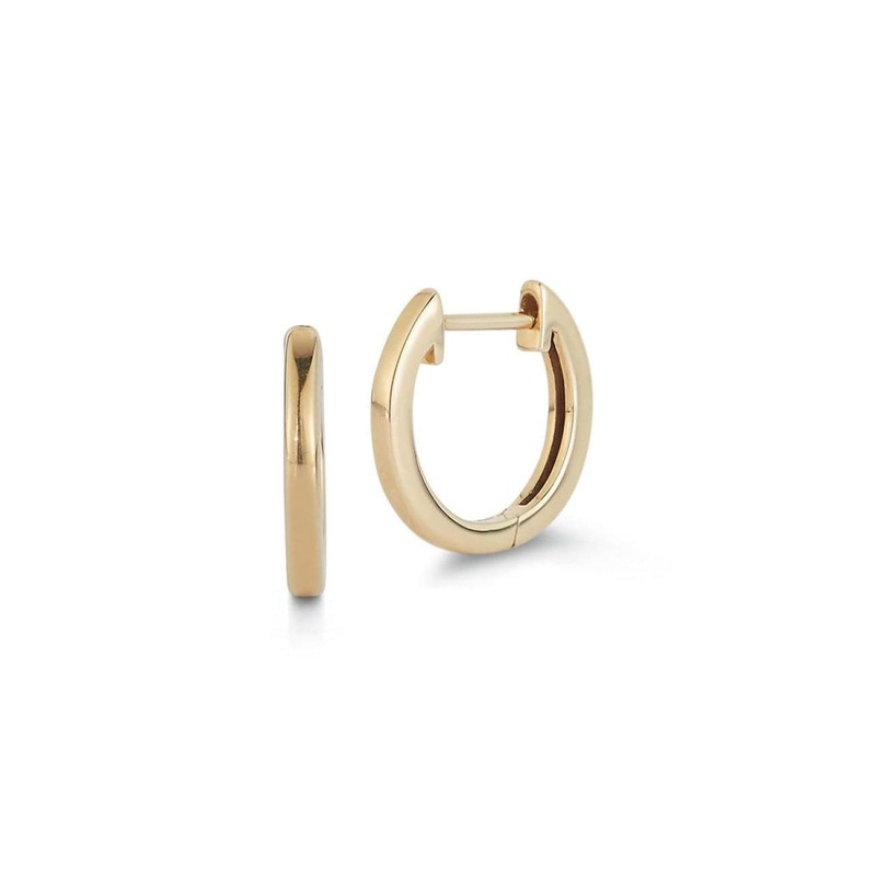 Huggie 14K Yellow Gold Earrings