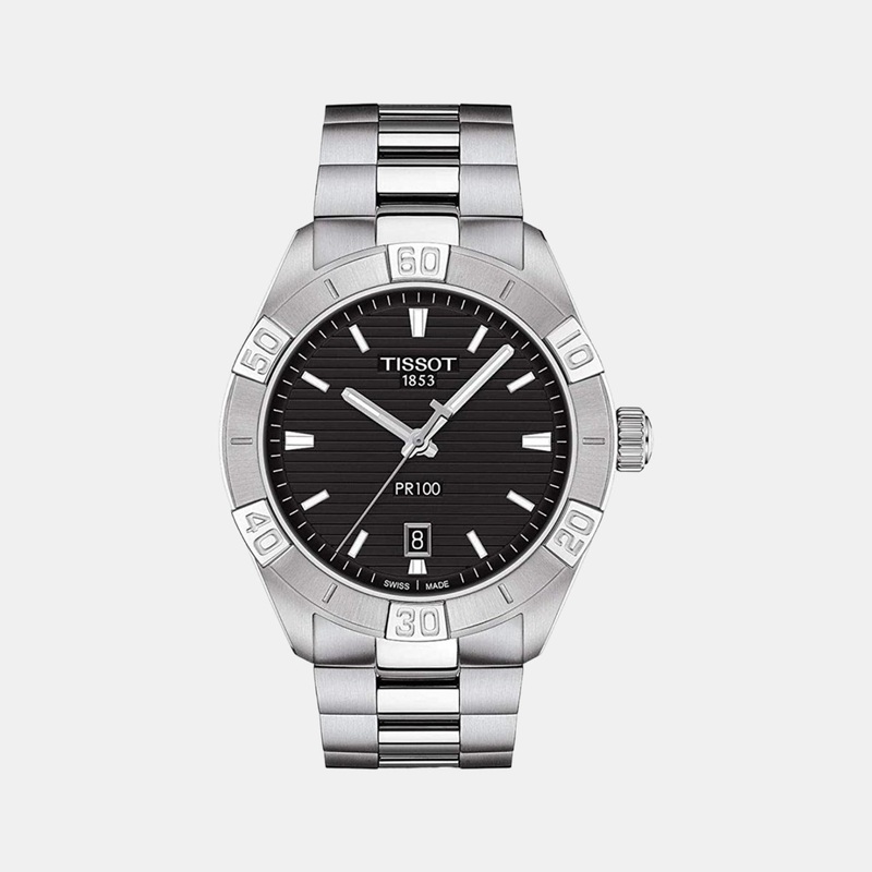 PR 100 Men Analog Stainless Steel Watch T1016101105100