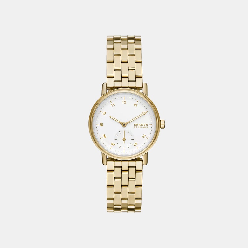 Women's Kuppel Lille Two-Hand Sub-Second Gold Stainless Steel Watch SKW3102