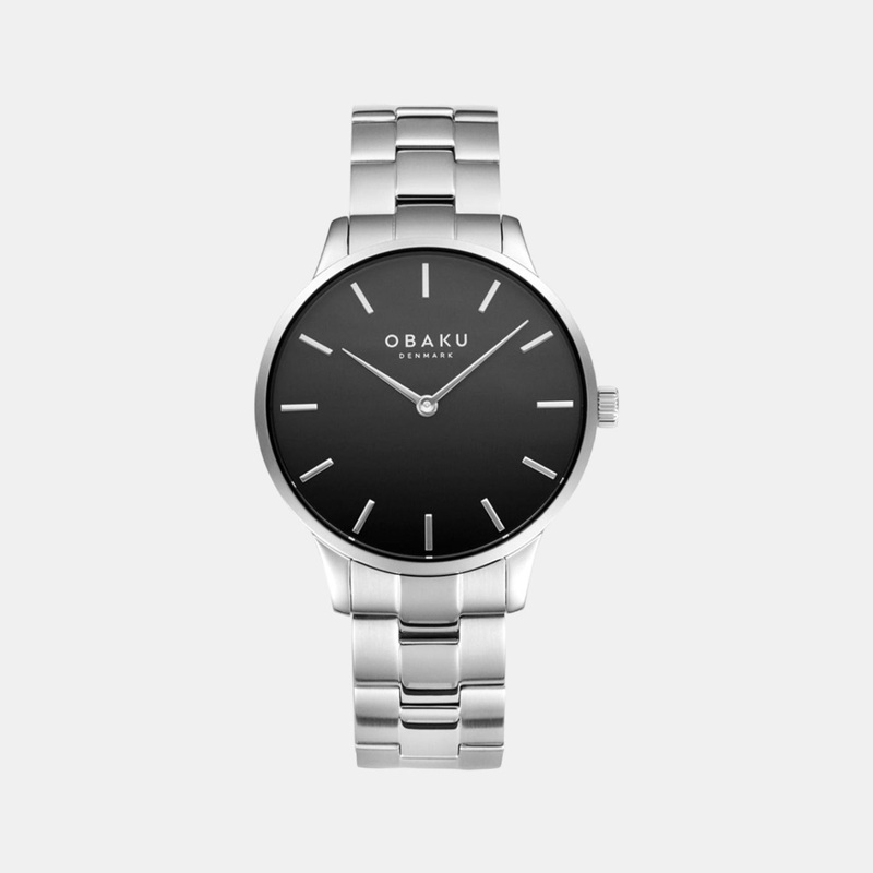 Men Black Analog Stainless Steel Watch V247GXCBSC
