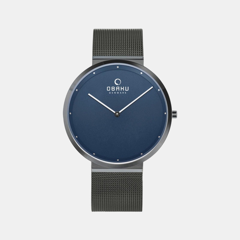 Men Blue Analog Stainless Steel Watch V230GXJLMJ