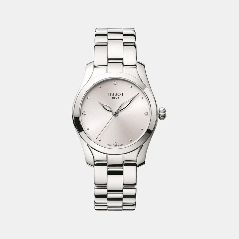 T-Wave Women Analog Stainless Steel Watch T1122101103600