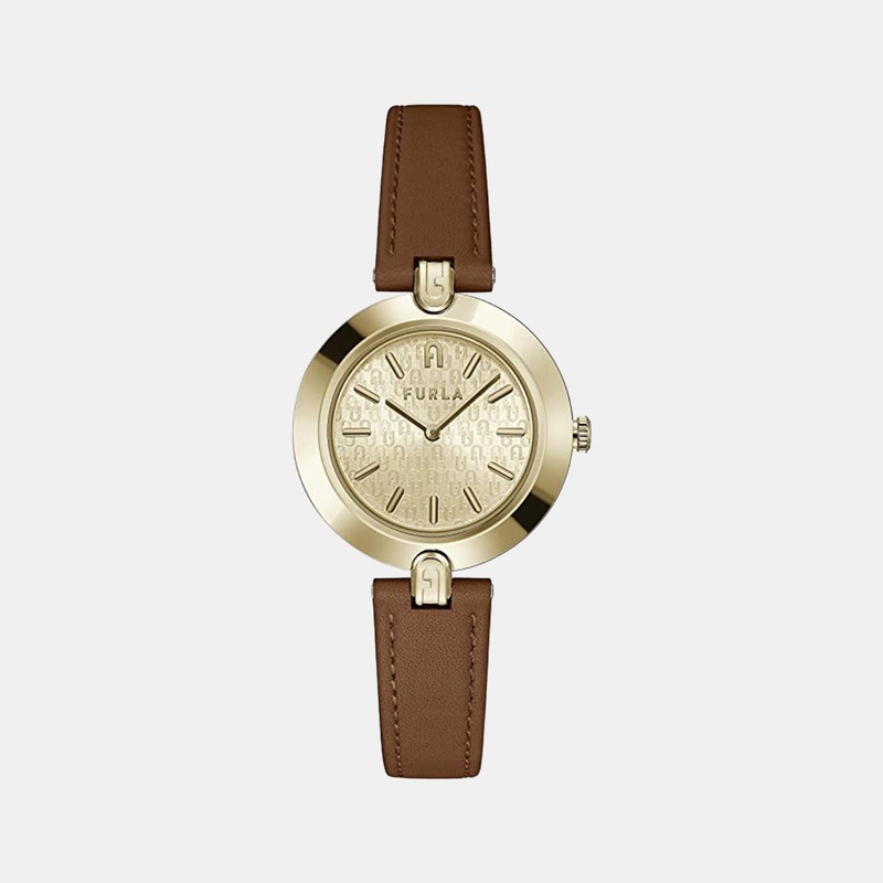 Women Analog Leather Watch WW00002002L2