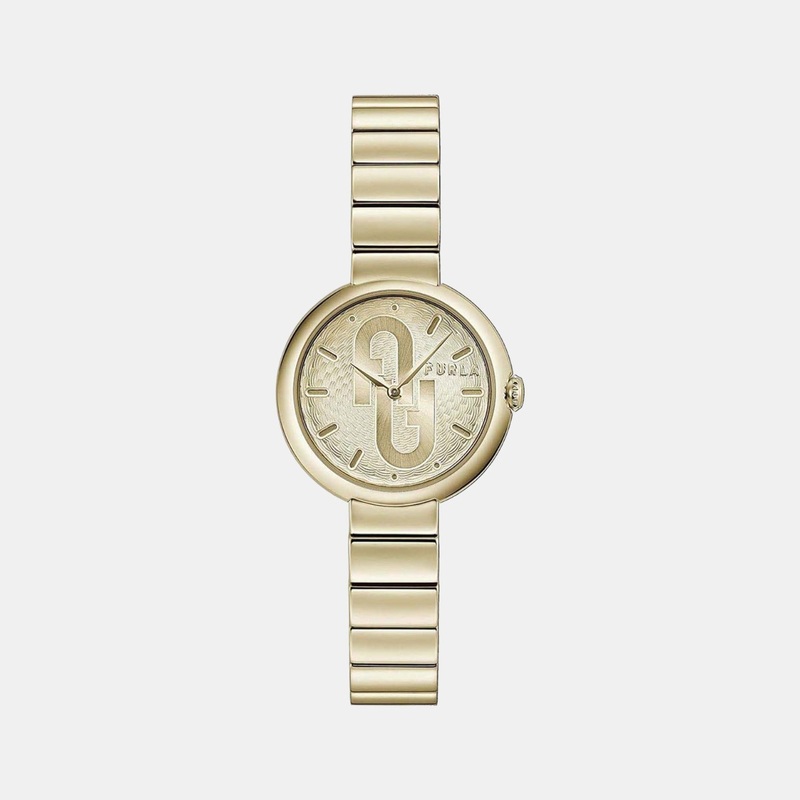 Women Gold Analog Stainless Steel Watch WW00005009L2