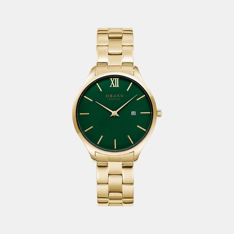 Women Green Analog Stainless Steel Watch V266LDGESG