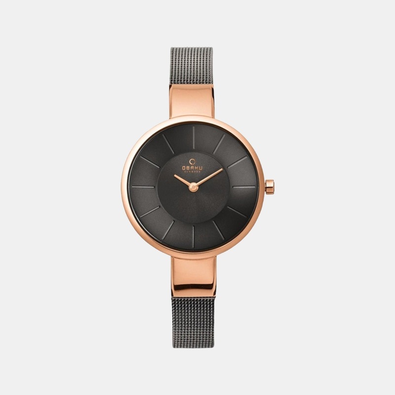 Women Grey Analog Stainless Steel Watch V149LXVJMJ