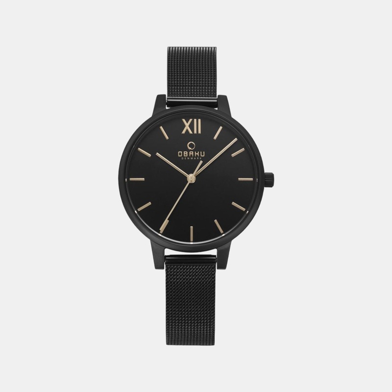 Women's Black Analog Stainless Steel Watch V209LXBBMB