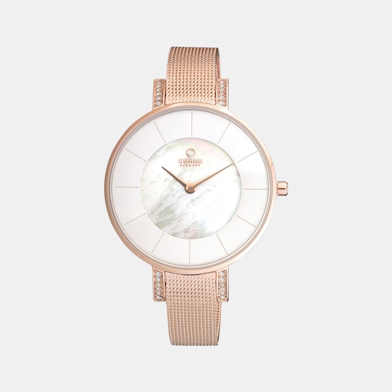 Women's Rose Gold Analog Stainless Steel Watch V158LEVWMV