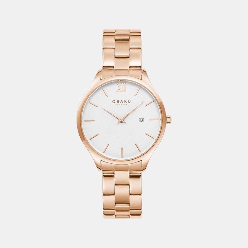 Women's White Analog Stainless Steel Watch V266LDVISV