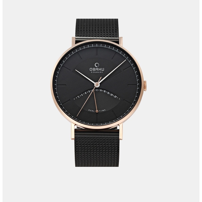 Men Elm Night Analog Brass Watch V213GUVBMB