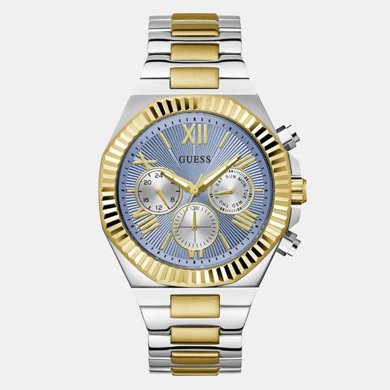 Men Quartz Blue Dial Chronograph Stainless Steel Watch GW0703G3