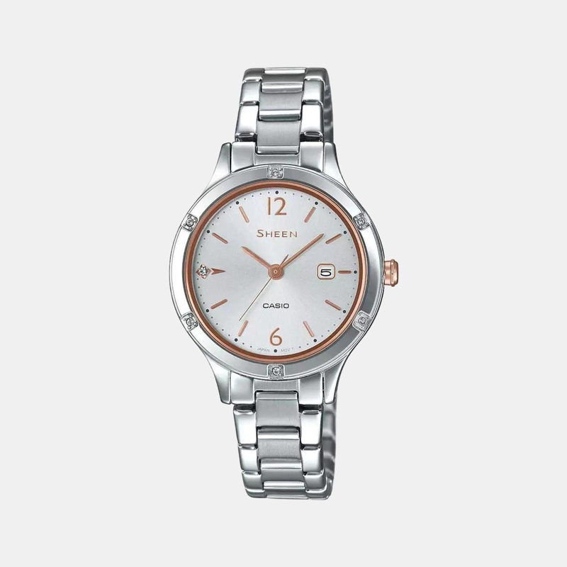 Sheen Women's Analog Stainless Steel Watch SH205 - SHE-4533D-7AUDF