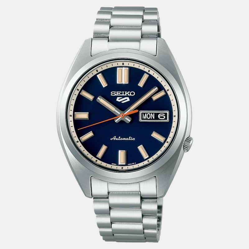 5 Sports Automatic Men Blue Dial Analog Stainless Steel Watch SRPK87K1
