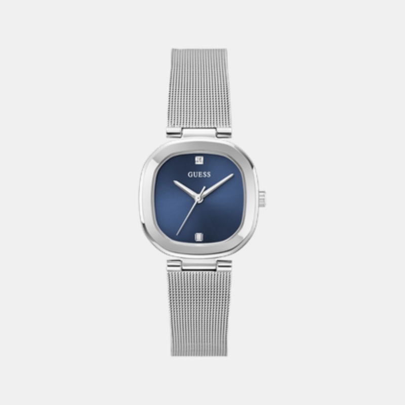 Dress Women Quartz Blue Dial Analog Mesh Watch GW0768L1