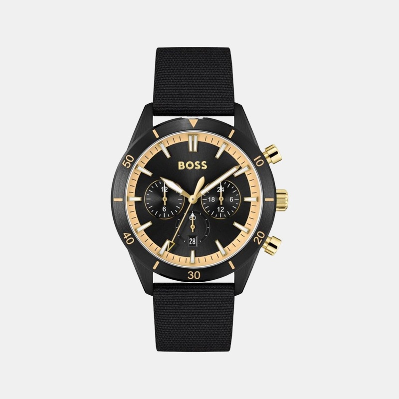 Men Black Analog Leather Watch 1513935