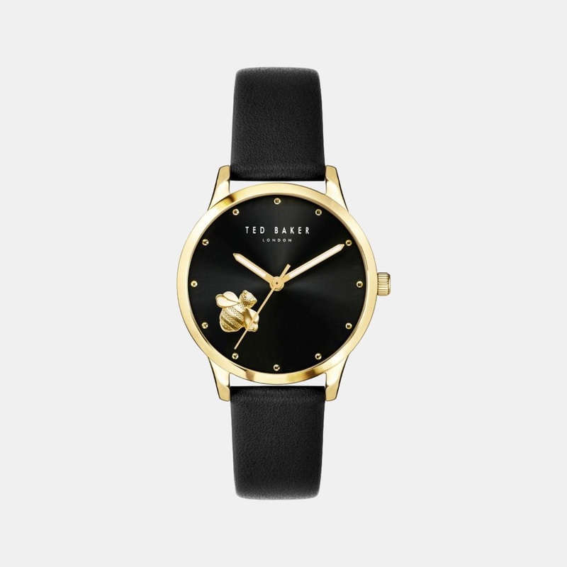 Women Black Analog Leather Watch BKPFZF205