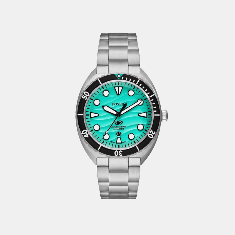 Breaker Men Quartz Green Dial Analog Stainless Steel Watch FS6066