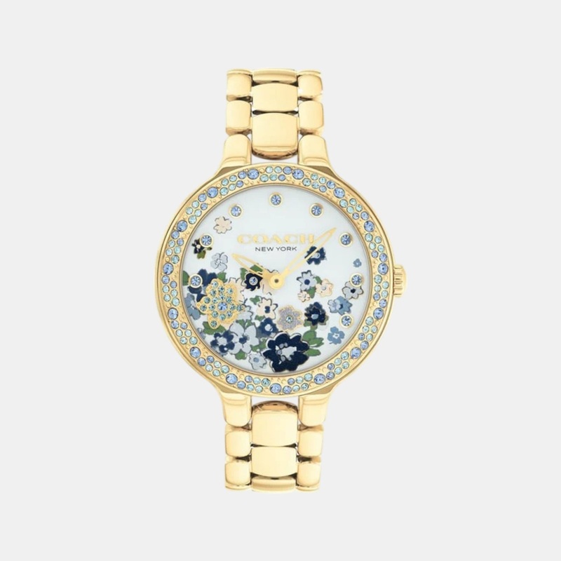 Chelsea Women Quartz Blue Dial Analog Stainless Steel Watch 14504500